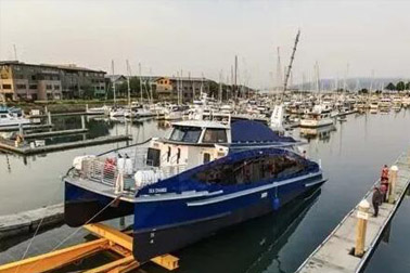 美国首艘零排放氢燃料电池船交付运营